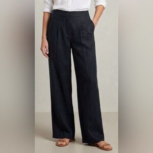 NWT Banana Republic 100% Linen Pants, Size 14L